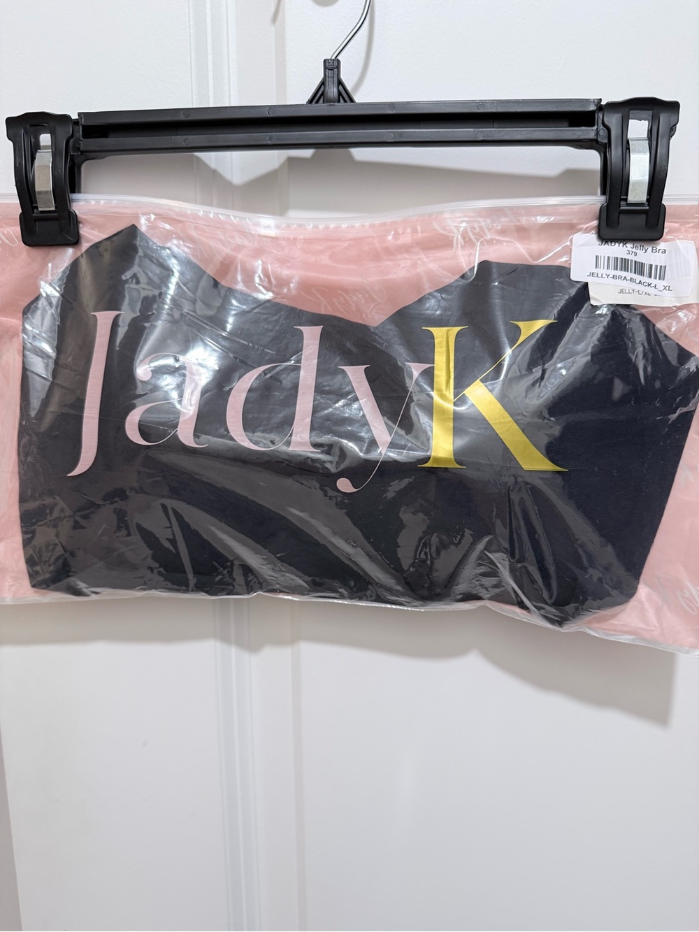 JadyK Black Jelly Bra Size L/XL